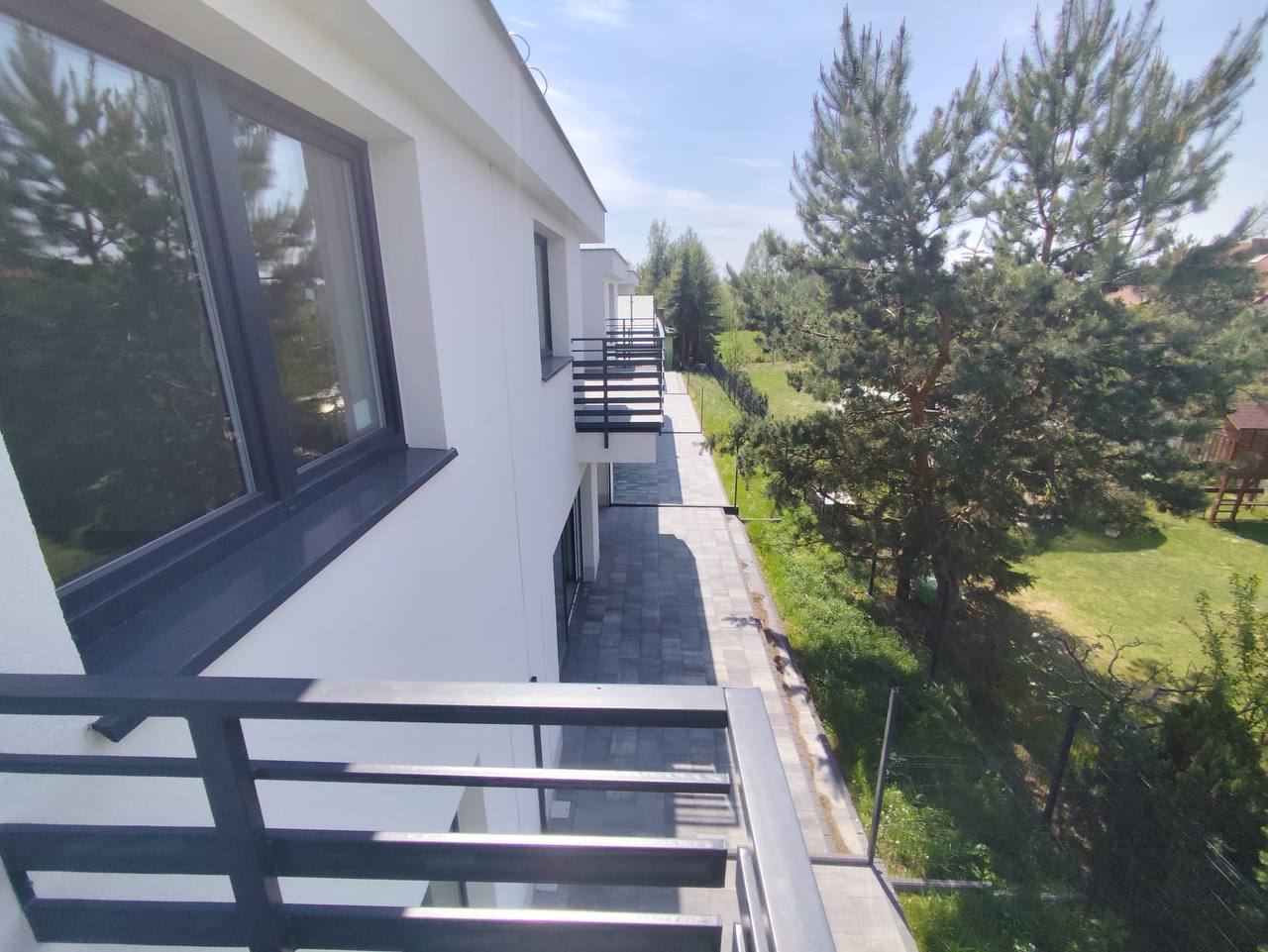 Balkony i elewacja